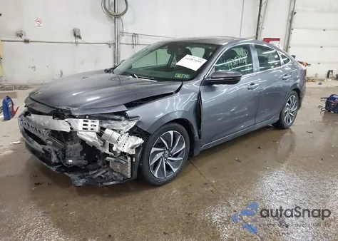 2019 Honda Insight Touring z USA, uszkodzony, nr VIN 19XZE4F96KE006109